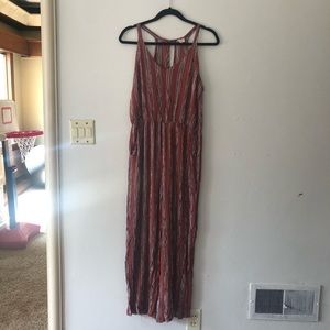 Hem & Thread Striped Jumpsuit
